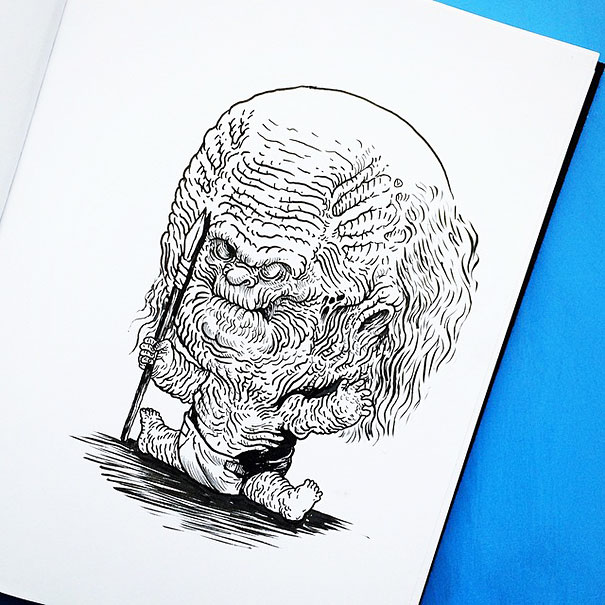 baby-terrors-iconic-horror-monsters-illustrations-alex-solis-14